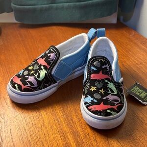 Vans Kids Glow-in-the-Dark Shark Sneakers - Multicolor